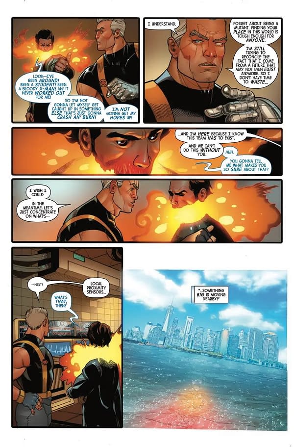 Interior preview page from WEAPON X-MEN #4 CHRISCROSS COVER