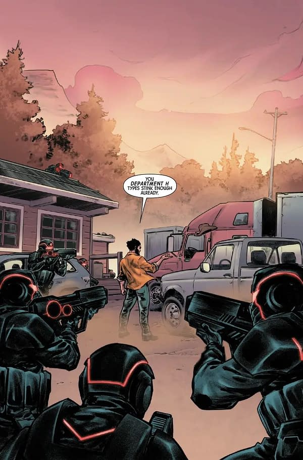 Interior preview page from WOLVERINE #9 MARTIN COCCOLO COVER