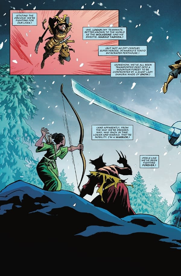 Interior preview page from WOLVERINE AND KITTY PRYDE #2 ALAN DAVIS COVER
