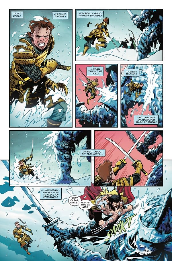 Interior preview page from WOLVERINE AND KITTY PRYDE #2 ALAN DAVIS COVER
