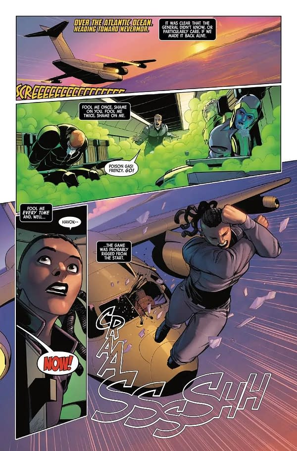 Interior preview page from X-FACTOR #10 GREG LAND COVER