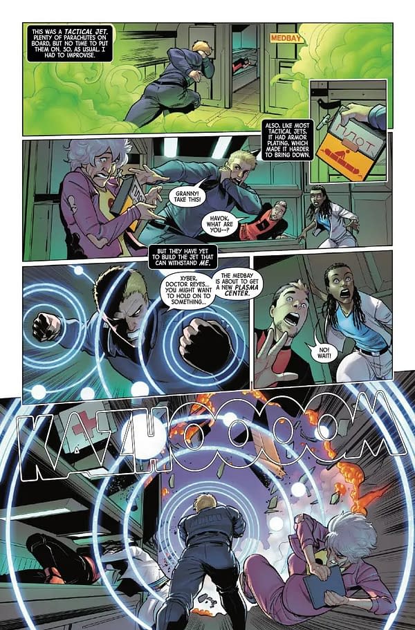 Interior preview page from X-FACTOR #10 GREG LAND COVER