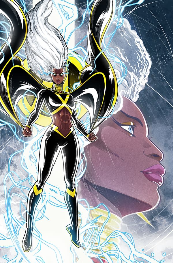 Cover image for AVENGERS #27 LUCIANO VECCHIO STORM VIRGIN VARIANT [DOOM]