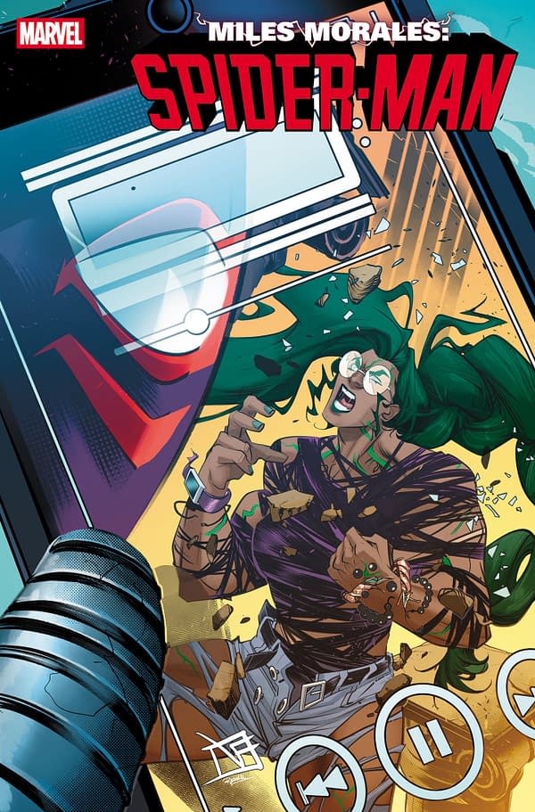 Cover image for MILES MORALES: SPIDER-MAN #34 FEDERICO VICENTINI COVER