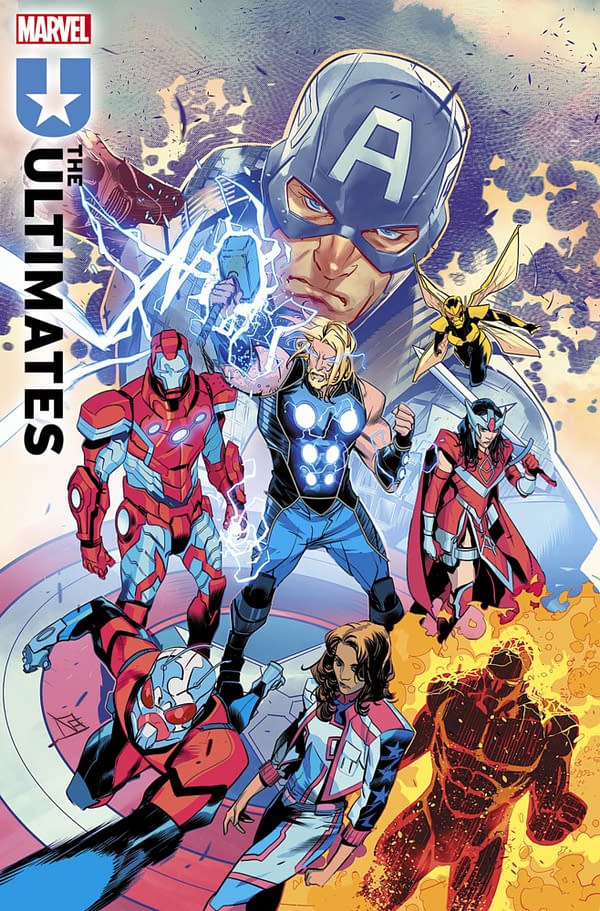 Cover image for ULTIMATES #13 FEDERICO VICENTINI VARIANT