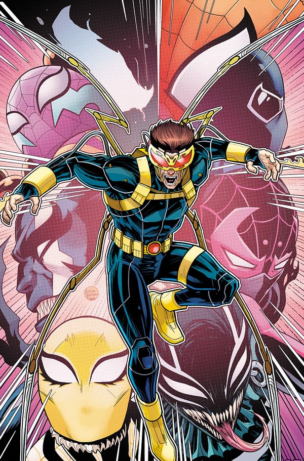 Cover image for SPIDER-VERSE VS. VENOMVERSE #2 LUCIANO VECCHIO VIRGIN VARIANT