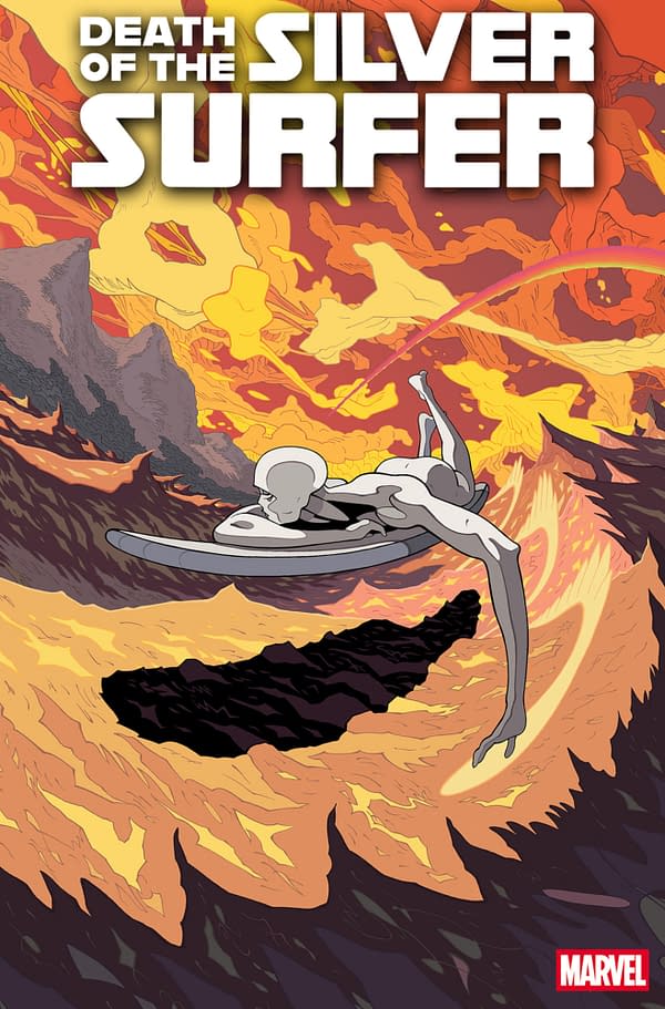 Cover image for DEATH OF THE SILVER SURFER #1 TRADD MOORE VARIANT