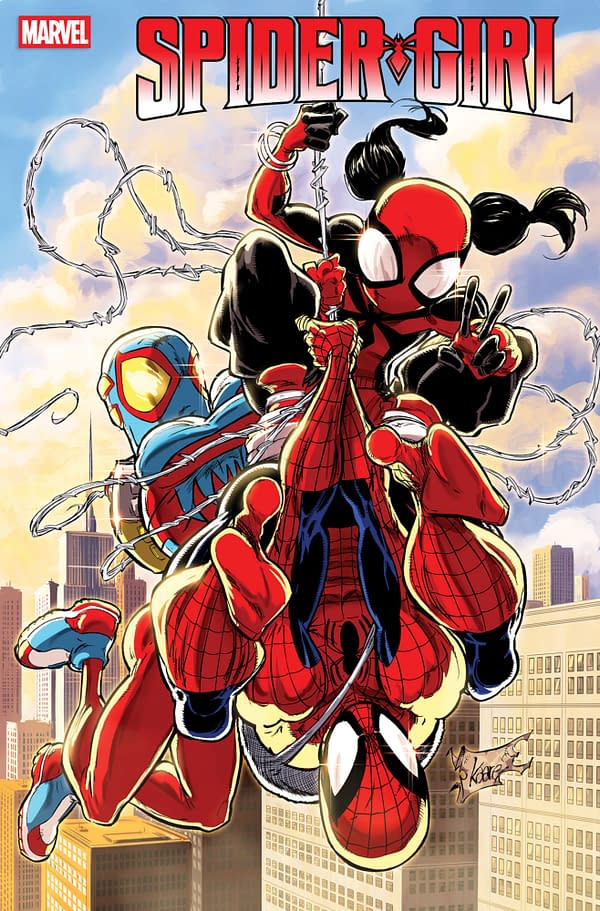 Cover image for SPIDER-GIRL #1 KAARE ANDREWS FOIL VARIANT