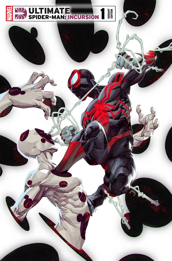 Cover image for ULTIMATE SPIDER-MAN: INCURSION #1 KAEL NGU FOIL VARIANT