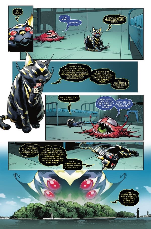 Interior preview page from ALL NEW VENOM #8 ADAM KUBERT COVER