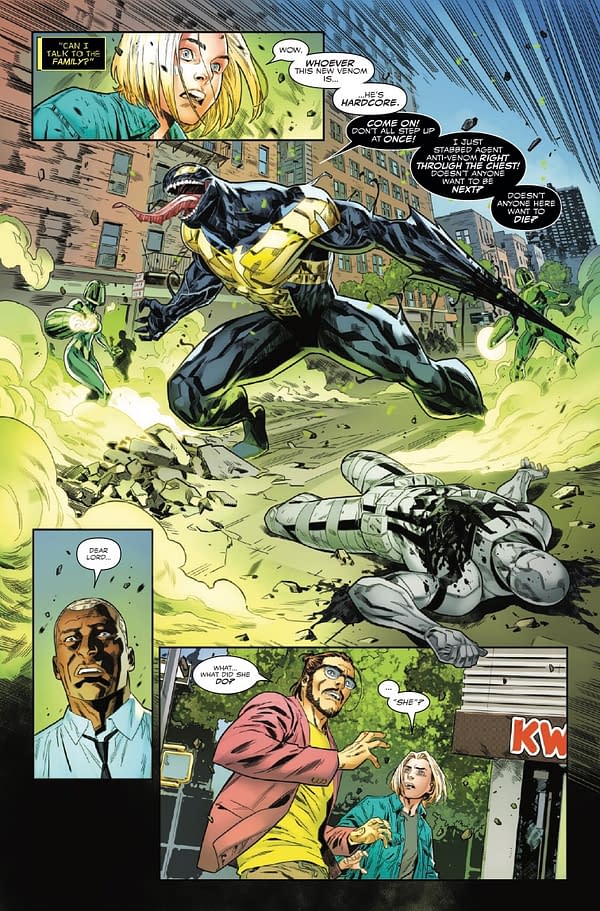 Interior preview page from ALL NEW VENOM #8 ADAM KUBERT COVER