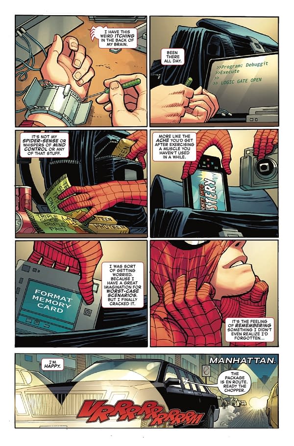 Interior preview page from AMAZING SPIDER-MAN #6 JOHN ROMITA JR. COVER