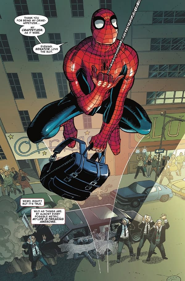 Interior preview page from AMAZING SPIDER-MAN #6 JOHN ROMITA JR. COVER
