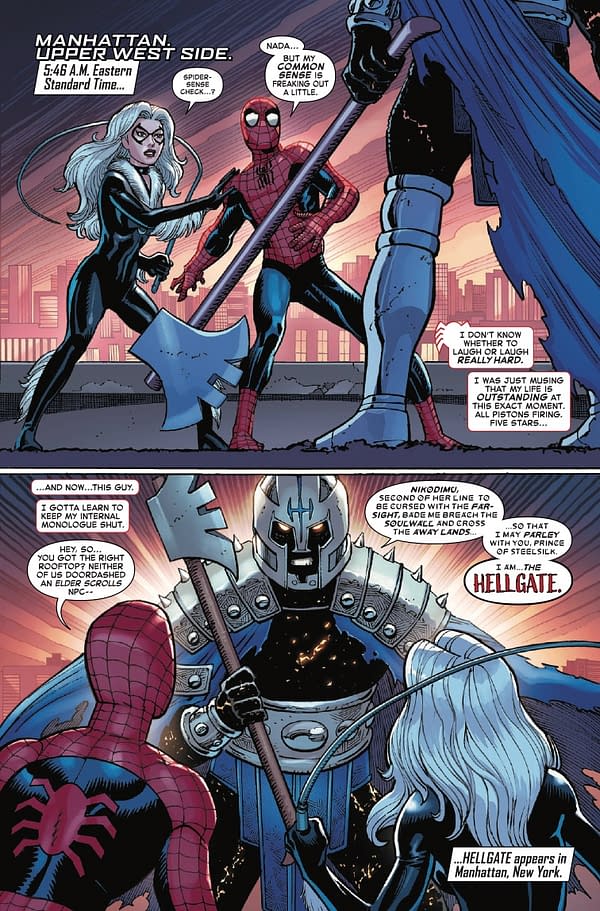 Interior preview page from AMAZING SPIDER-MAN #7 JOHN ROMITA JR. COVER