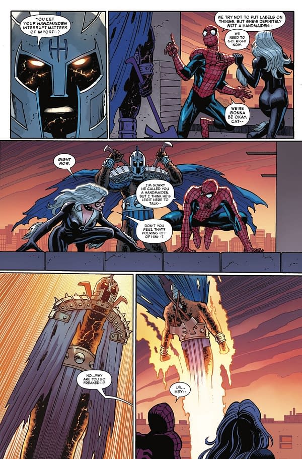 Interior preview page from AMAZING SPIDER-MAN #7 JOHN ROMITA JR. COVER