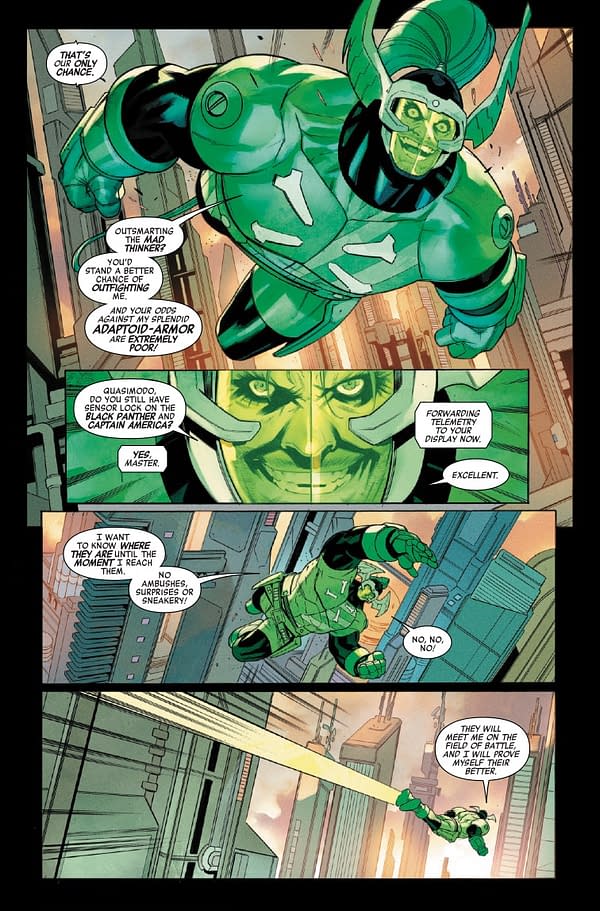 Interior preview page from AVENGERS #28 VALERIO SCHITI COVER