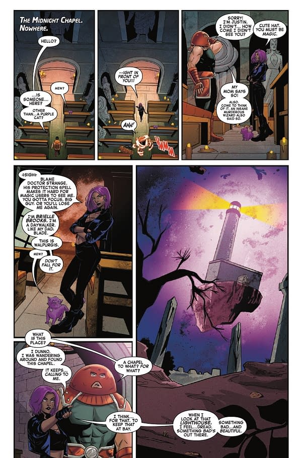 Interior preview page from AVENGERS ACADEMY ASSEMBLE #1 STEPHEN BRYNE COVER