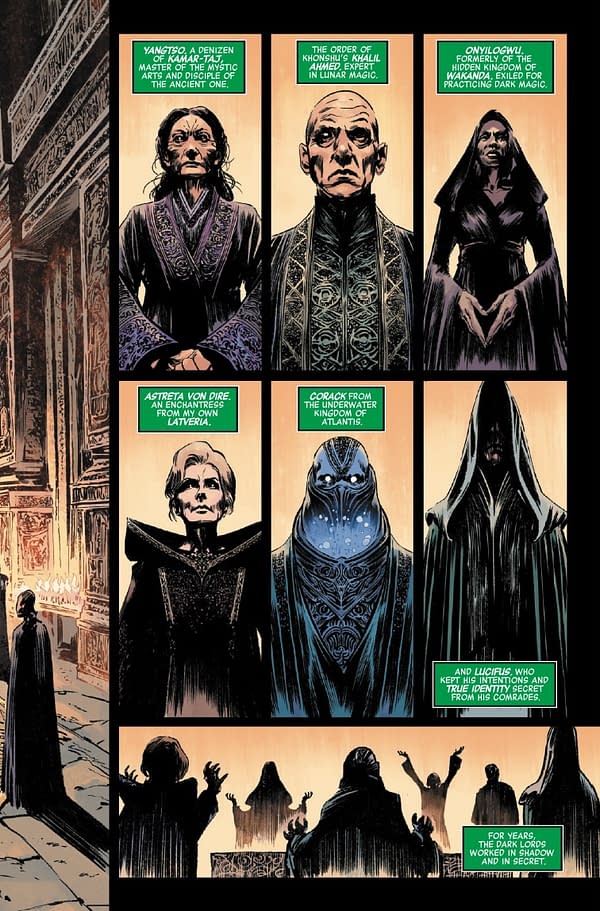 Interior preview page from BRING ON THE BAD GUYS: DOOM #1 LEE BERMEJO COVER