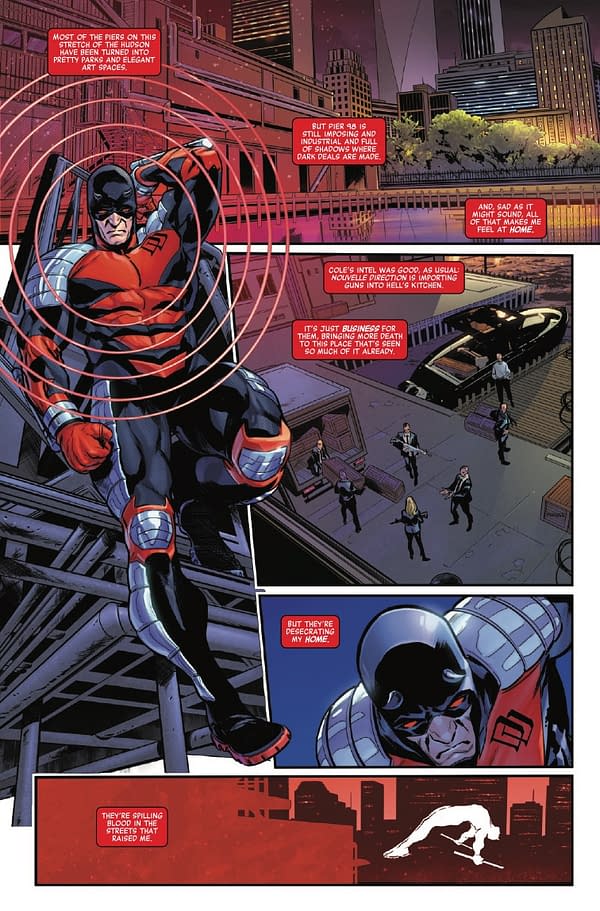 Interior preview page from DAREDEVIL #23 JOHN ROMITA JR. COVER