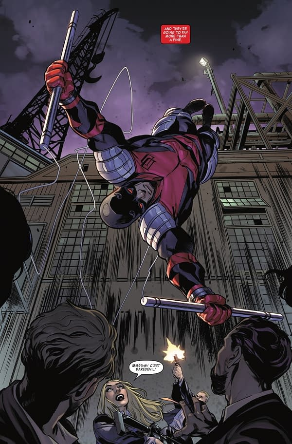 Interior preview page from DAREDEVIL #23 JOHN ROMITA JR. COVER