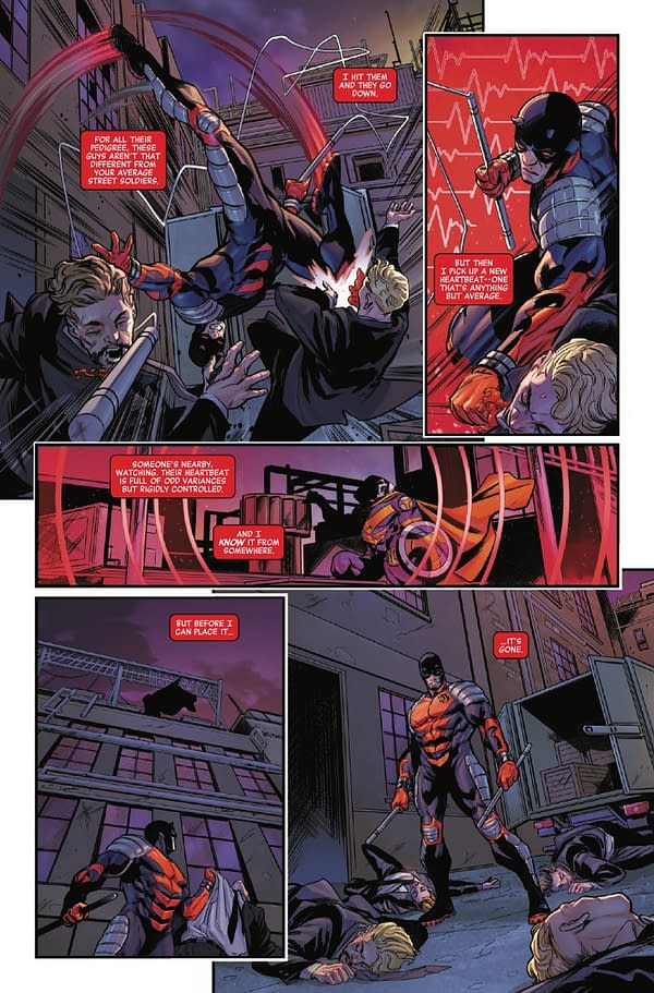 Interior preview page from DAREDEVIL #23 JOHN ROMITA JR. COVER