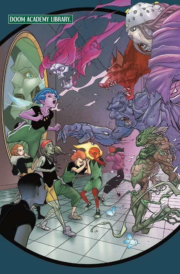 Interior preview page from DOOM ACADEMY #5 PABLO VILLALOBOS COVER