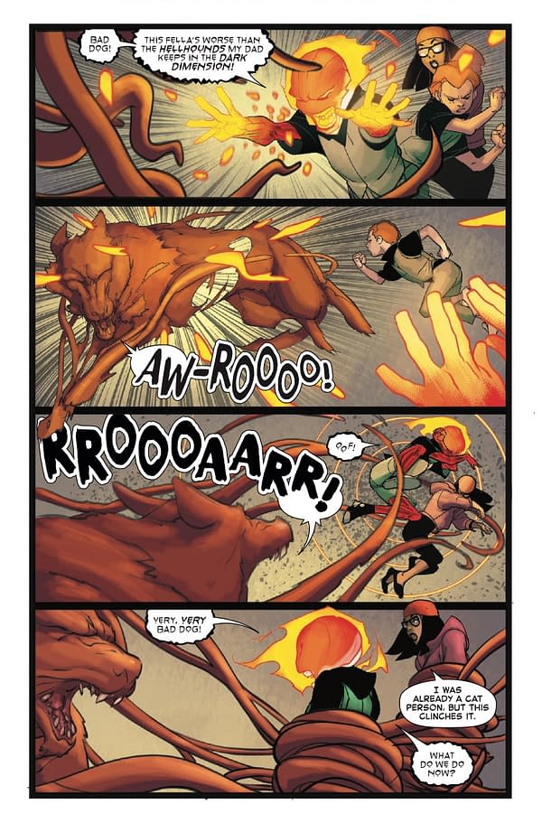 Interior preview page from DOOM ACADEMY #5 PABLO VILLALOBOS COVER
