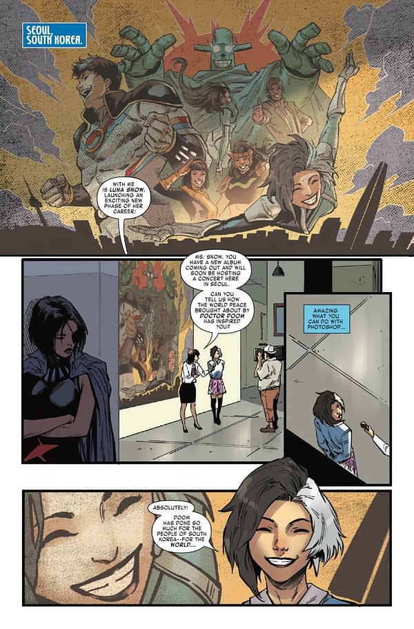 Interior preview page from DOOM'S DIVISION #4 CREEES LEE COVER