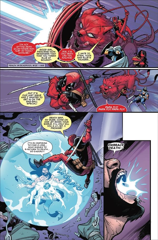 Interior preview page from DEADPOOL #15 TAURIN CLARKE COVER