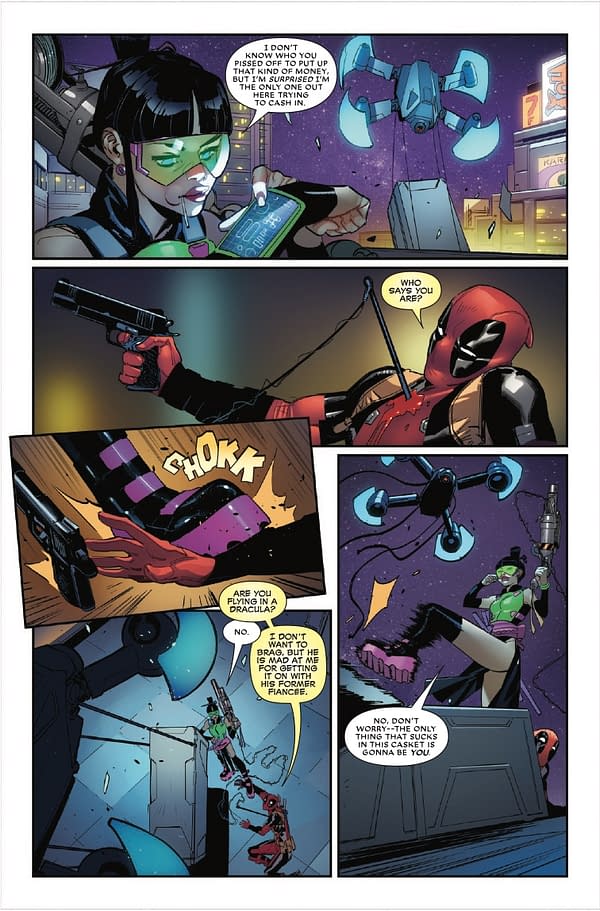 Interior preview page from DEADPOOL #15 TAURIN CLARKE COVER