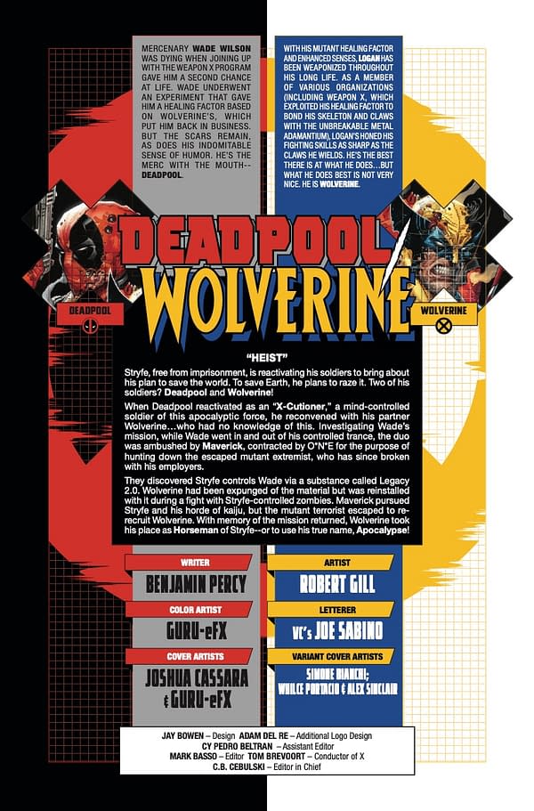 Interior preview page from DEADPOOL/WOLVERINE #6 JOSHUA CASSARA COVER