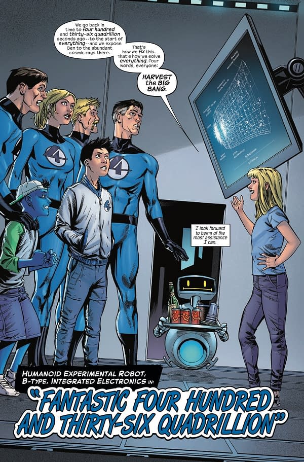Interior preview page from FANTASTIC FOUR #33 JOSHUA CASSARA COVER