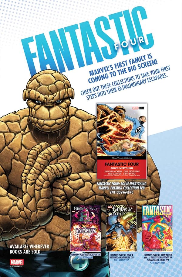 Marvel Comics Full September 2025 Solicits