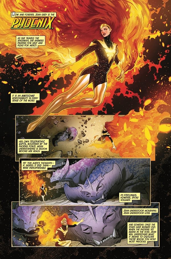 Interior preview page from GIANT-SIZE DARK PHOENIX SAGA #1 ADAM KUBERT COVER