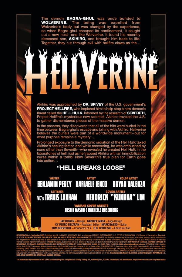 Interior preview page from HELLVERINE #8 KENDRICK "KUNKKA" LIM COVER