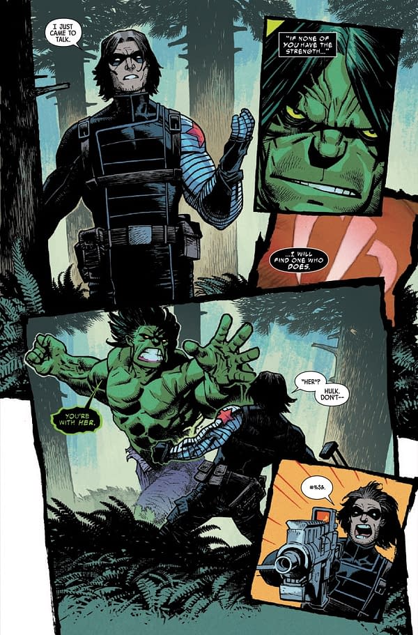 Interior preview page from INCREDIBLE HULK #26 NIC KLEIN COVER