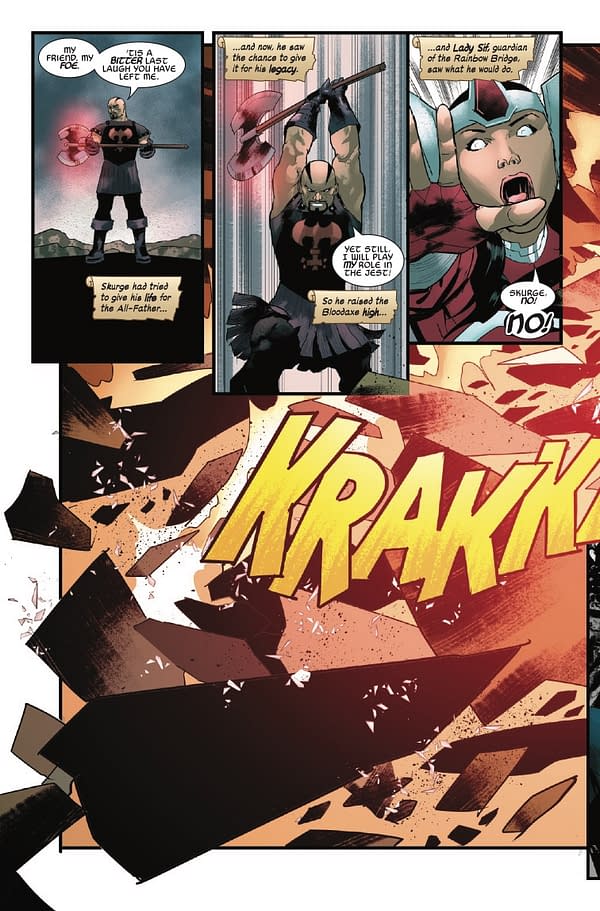 Interior preview page from IMMORTAL THOR #25 PASQUAL FERRY COVER
