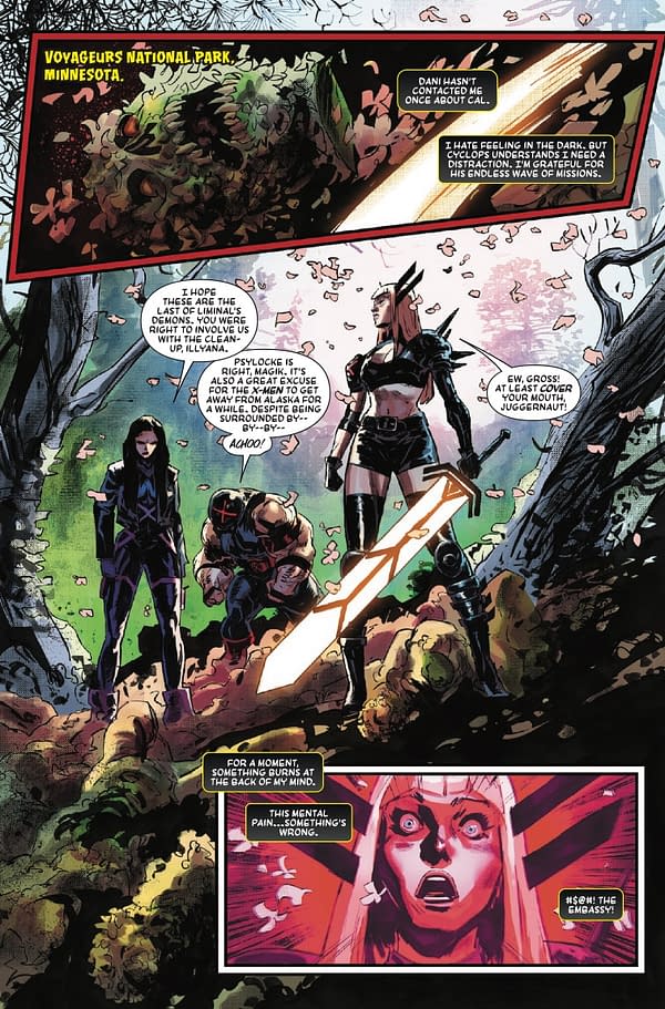 Interior preview page from MAGIK #6 PABLO VILLALOBOS COVER