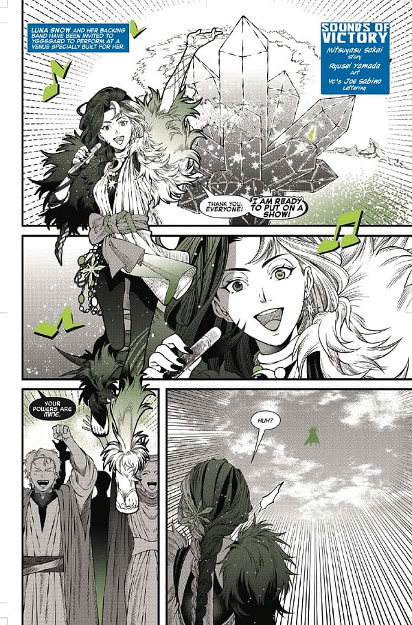 Interior preview page from MARVEL RIVALS: IGNITE #1 YUJI KAKU COVER