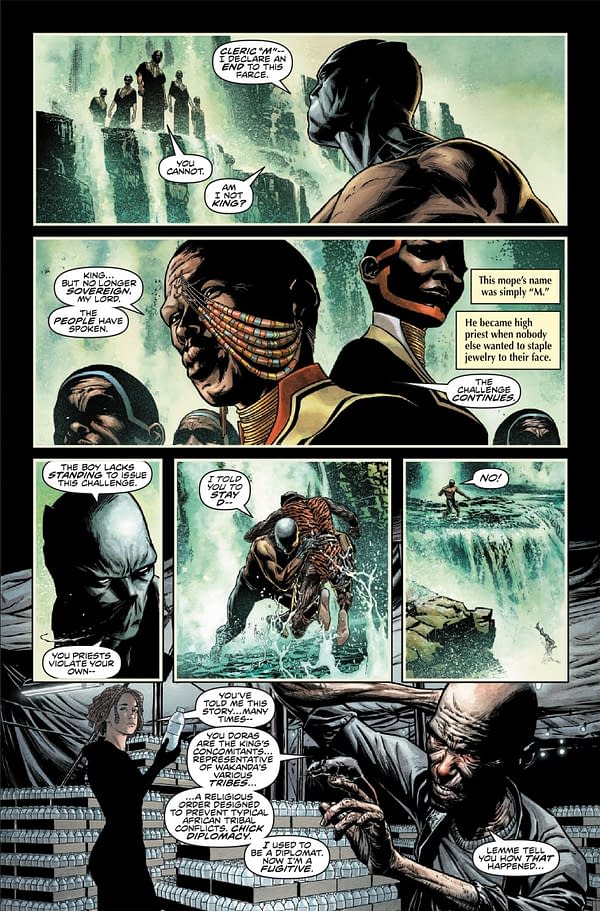 Interior preview page from MARVEL KNIGHTS: THE WORLD TO COME #1 JOE QUESADA COVER