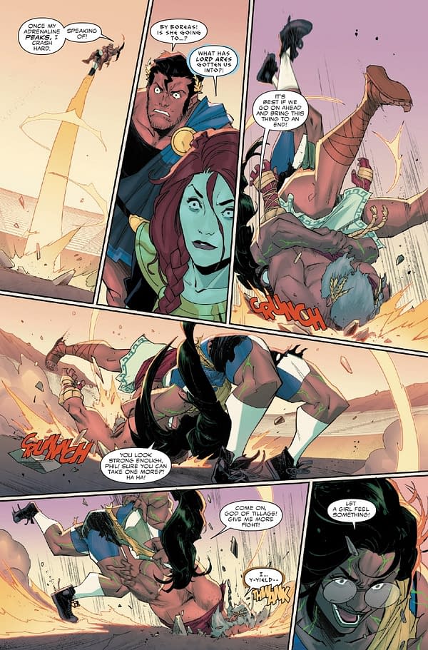 Interior preview page from MILES MORALES: SPIDER-MAN #34 FEDERICO VICENTINI COVER