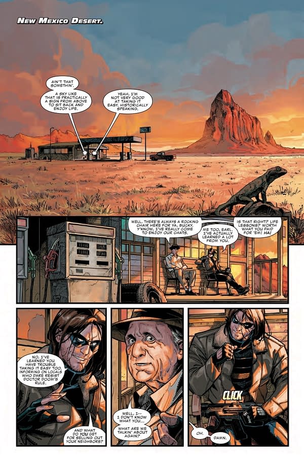 Interior preview page from NEW AVENGERS #1 STEPHEN SEGOVIA COVER
