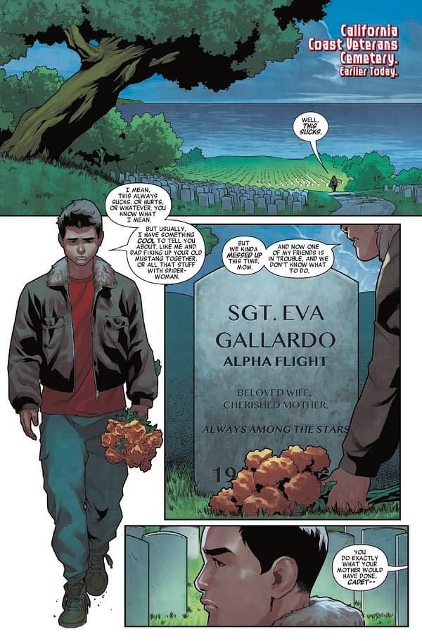 Interior preview page from NEW CHAMPIONS #6 GLEB MELNIKOV COVER