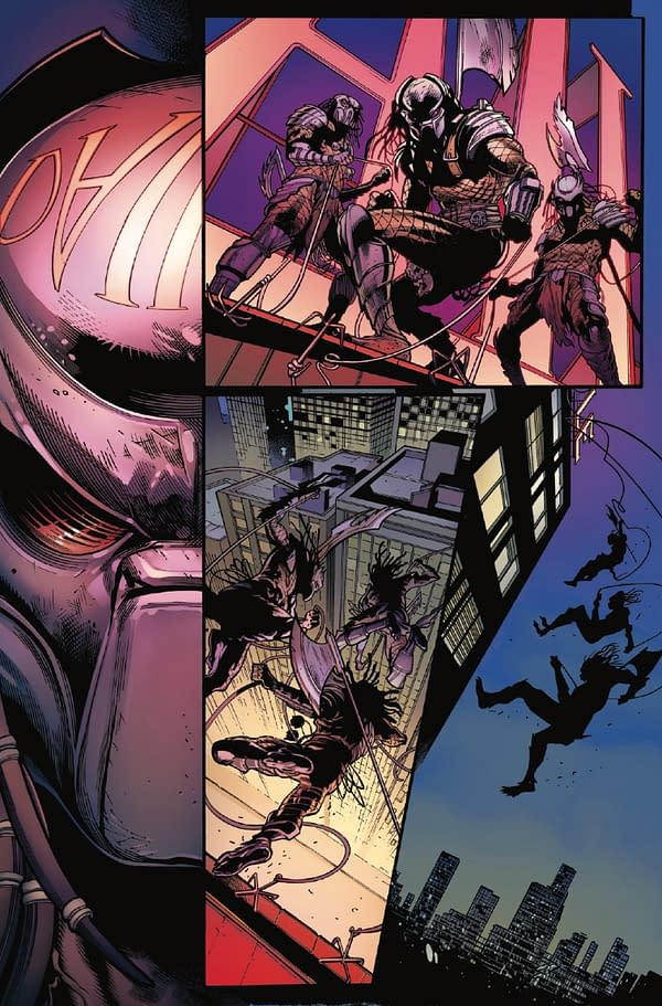 Interior preview page from PREDATOR VS. SPIDER-MAN #3 PAULO SIQUEIRA COVER