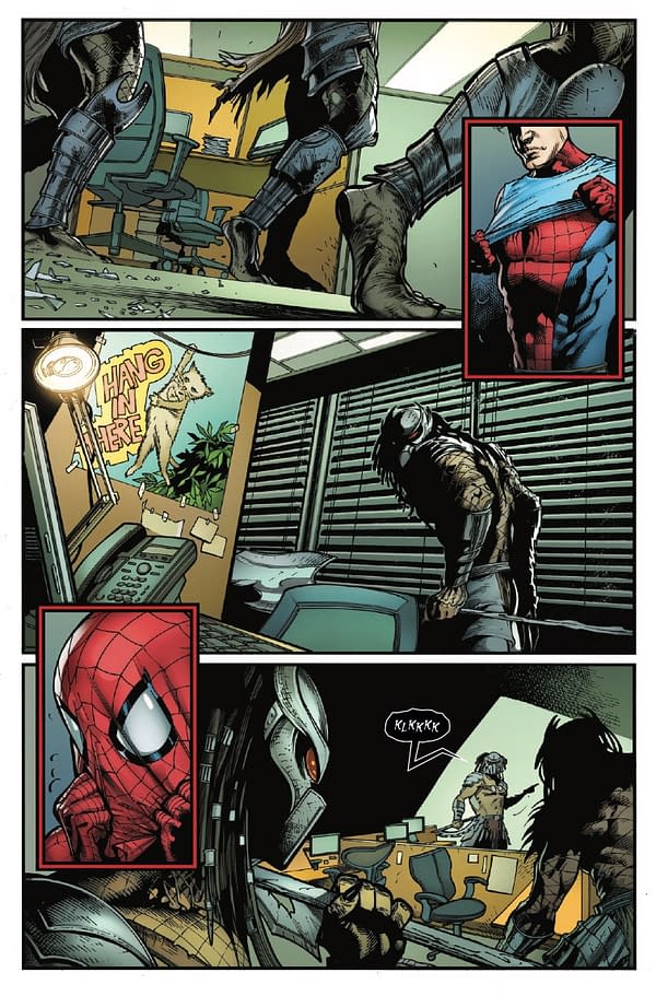 Interior preview page from PREDATOR VS. SPIDER-MAN #3 PAULO SIQUEIRA COVER