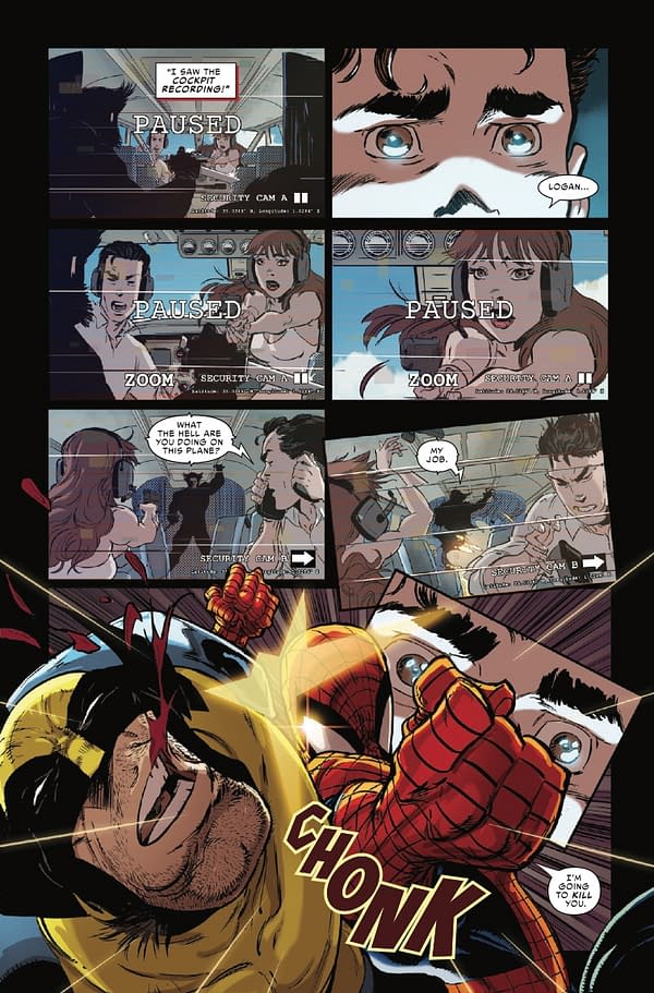 Interior preview page from SPIDER-MAN AND WOLVERINE #2 KAARE ANDREWS COVER