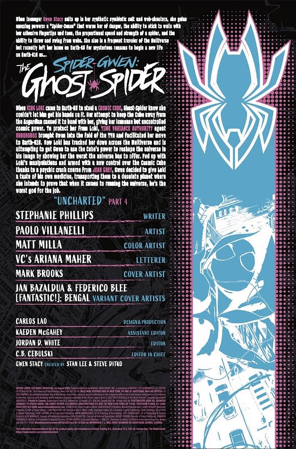 Interior preview page from SPIDER-GWEN: THE GHOST SPIDER #14 MARK BROOKS COVER