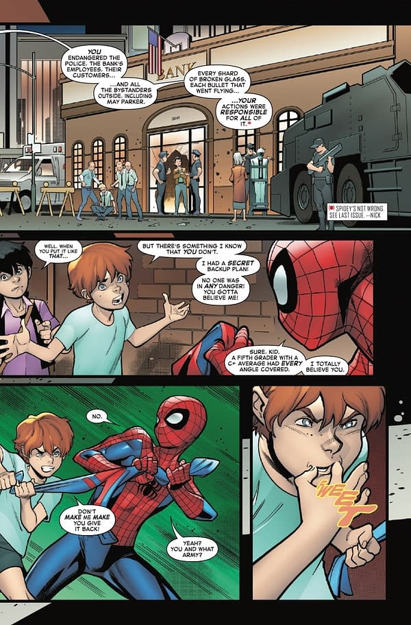 Interior preview page from SPIDER-BOY #20 PACO MEDINA COVER