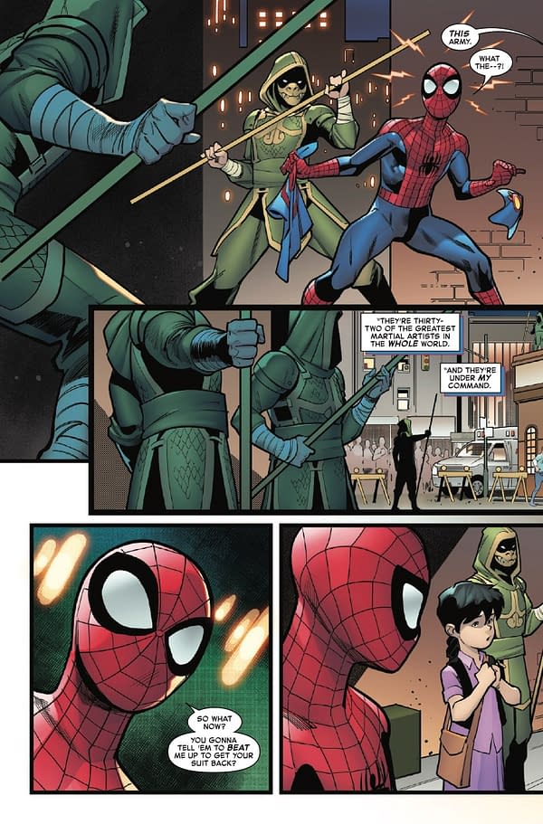Interior preview page from SPIDER-BOY #20 PACO MEDINA COVER