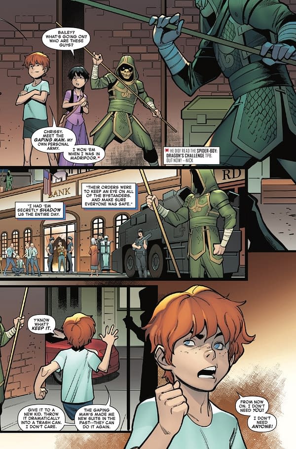 Interior preview page from SPIDER-BOY #20 PACO MEDINA COVER